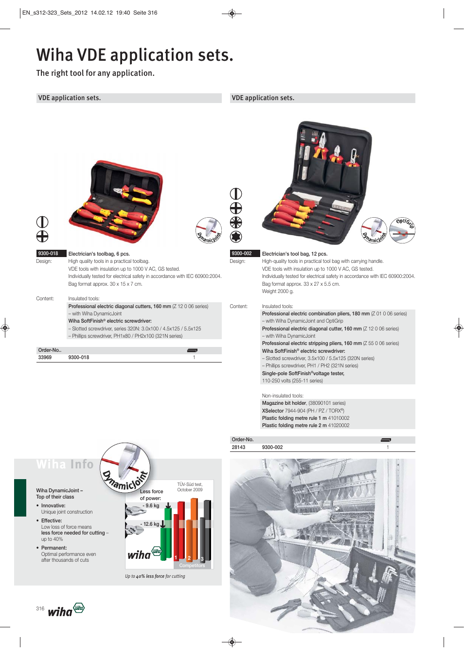 Wiha vde application sets, Wiha info, The right tool for any application | Wiha Tools Mixed sets User Manual | Page 5 / 12