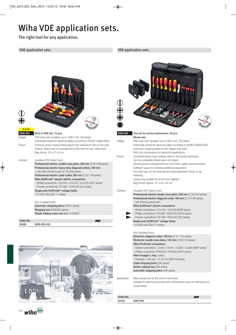 Wiha vde application sets, The right tool for any application, Vde application sets | Wiha Tools Mixed sets User Manual | Page 7 / 12