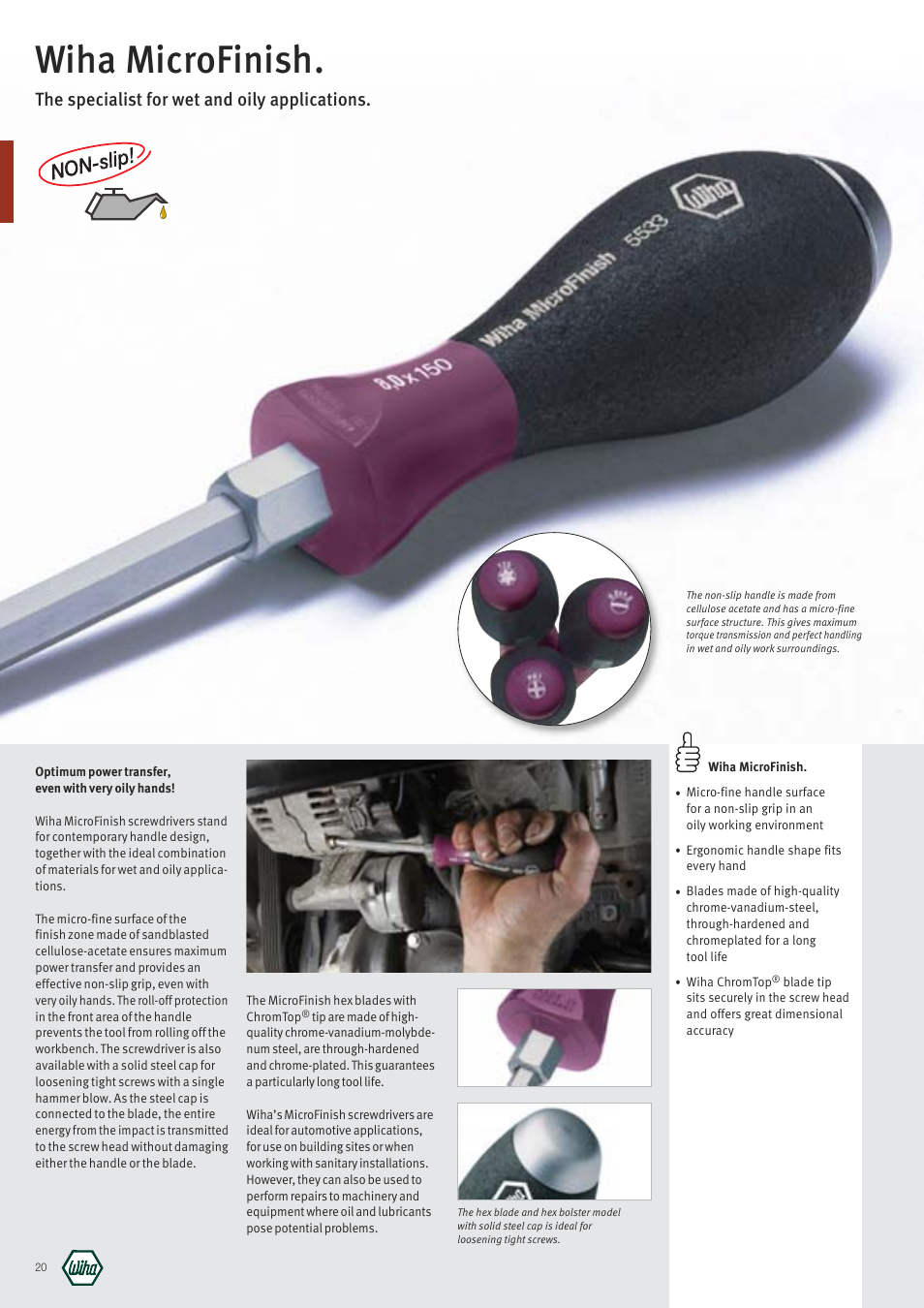 Wiha Tools MicroFinish User Manual | 1 page