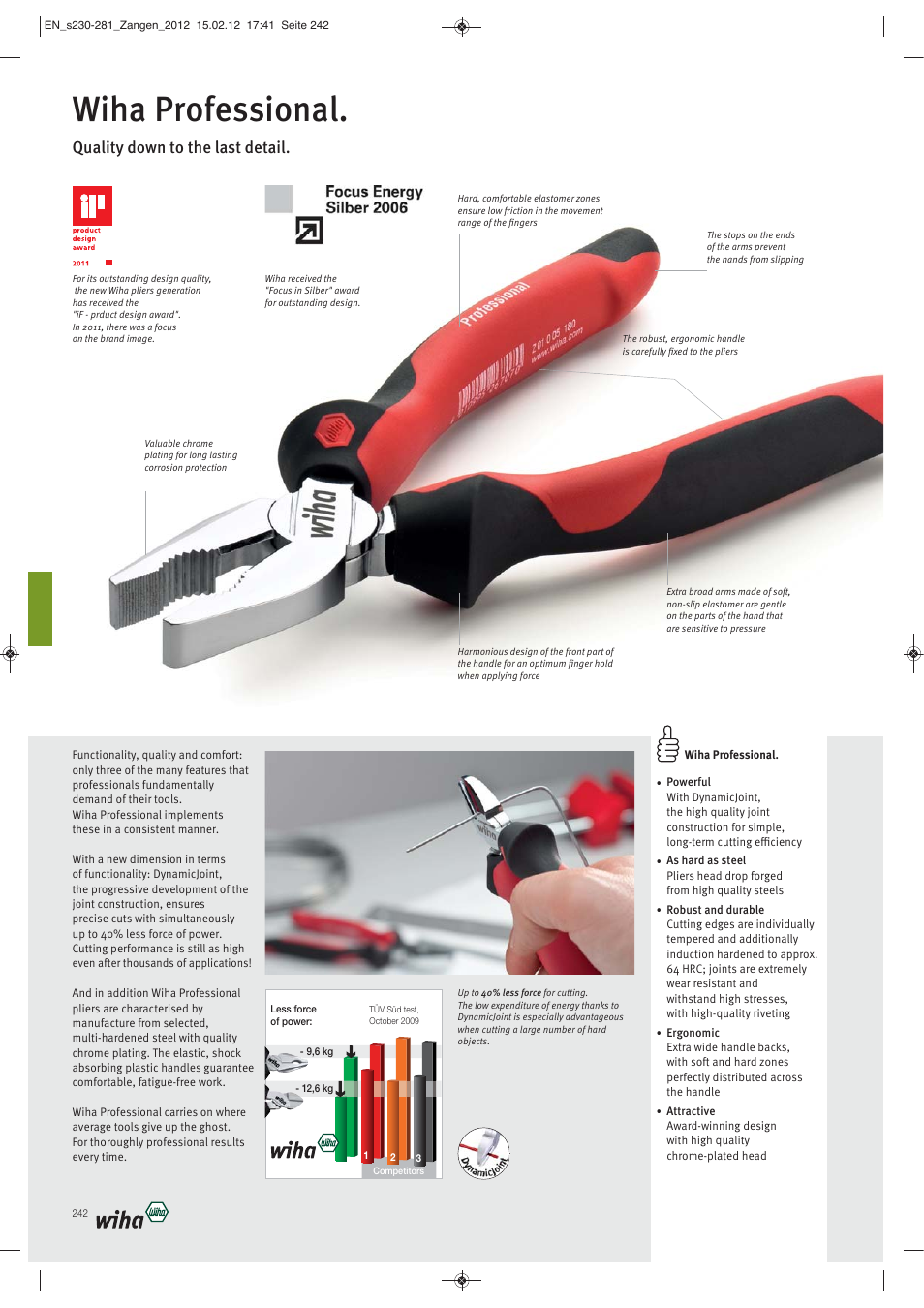 Wiha professional, Quality down to the last detail | Wiha Tools Pliers User Manual | Page 13 / 52