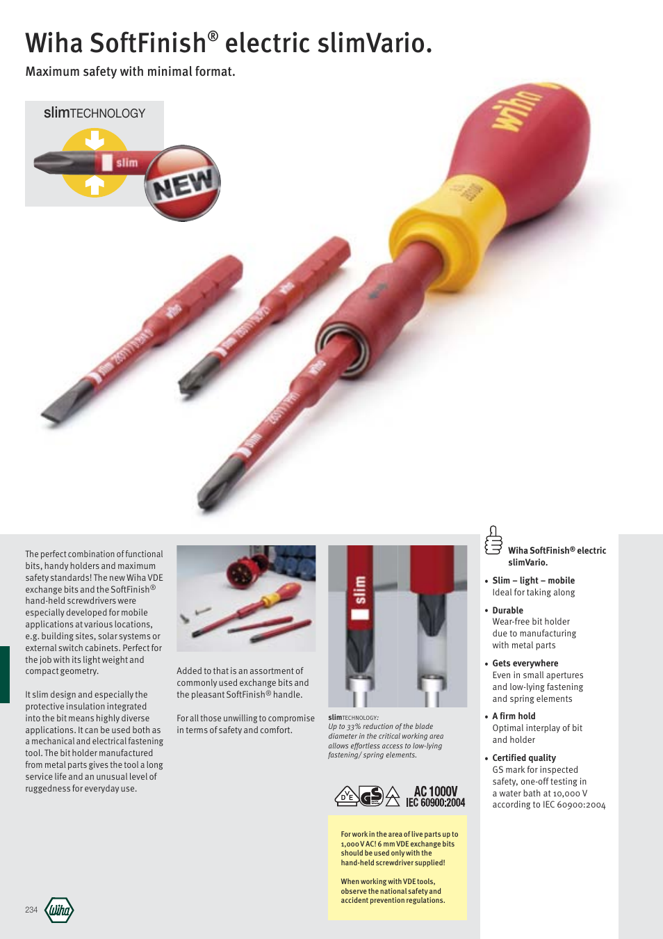 Wiha Tools SlimVario electric User Manual | 1 page