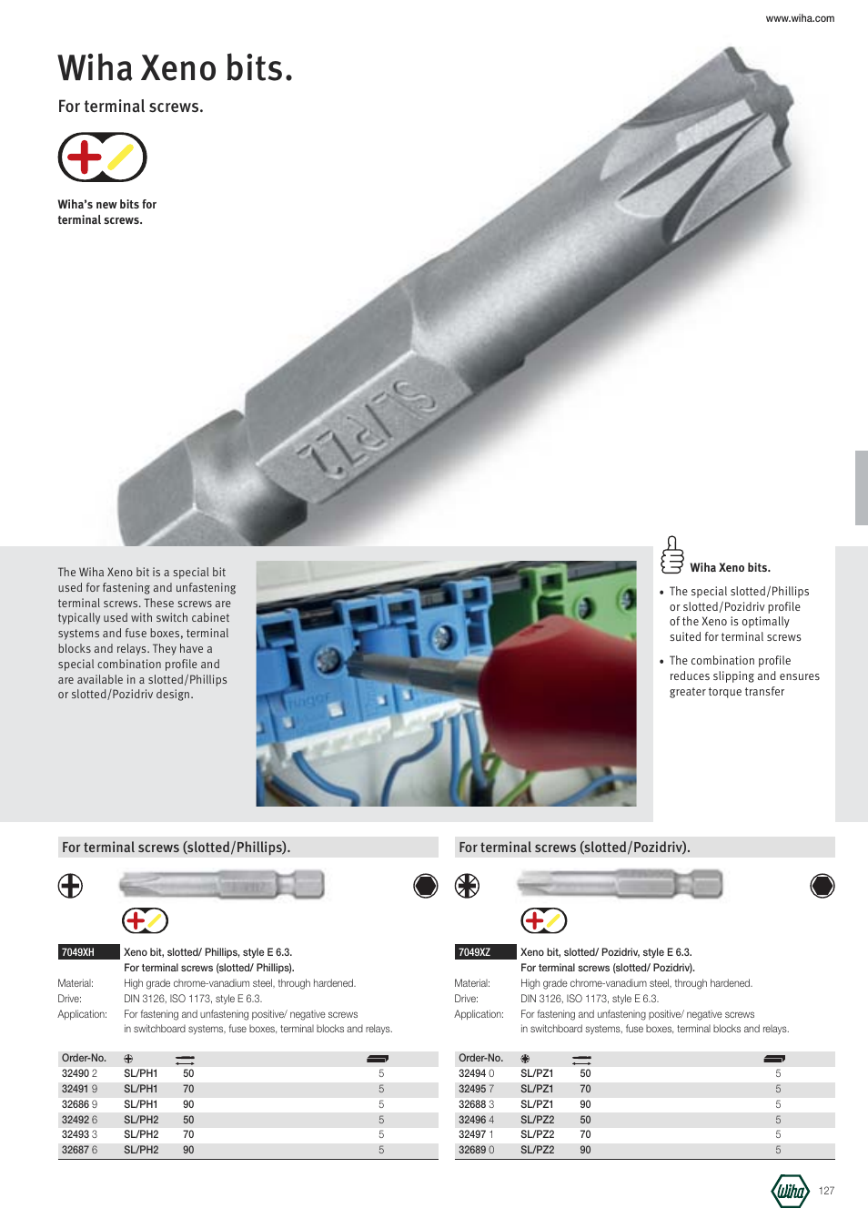 Wiha Tools Xeno bit User Manual | 1 page