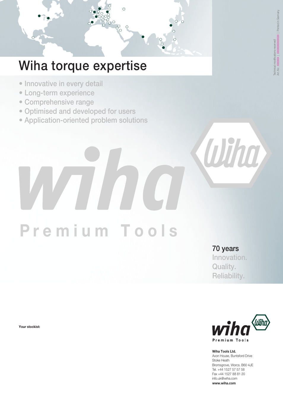 Wiha torque expertise | Wiha Tools iTorque Flyer User Manual | Page 16 / 16