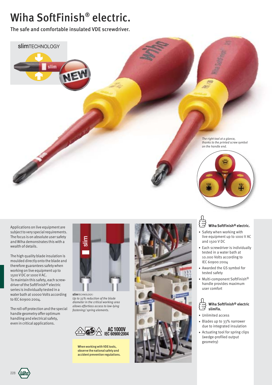 Wiha Tools SoftFinish electric User Manual | 1 page