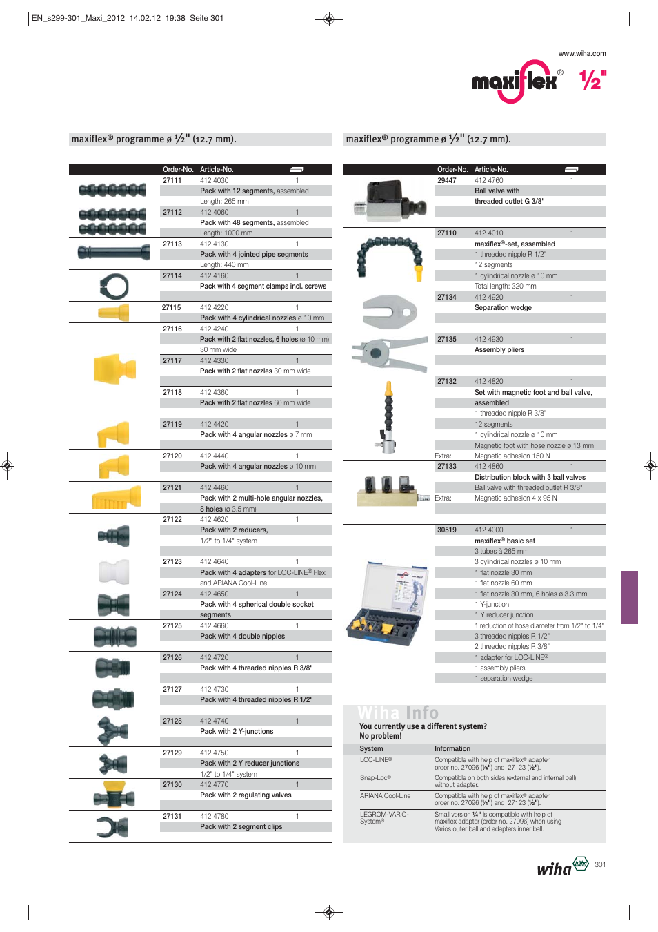 Wiha info | Wiha Tools Measurement tools _ articulated hose systems User Manual | Page 10 / 10