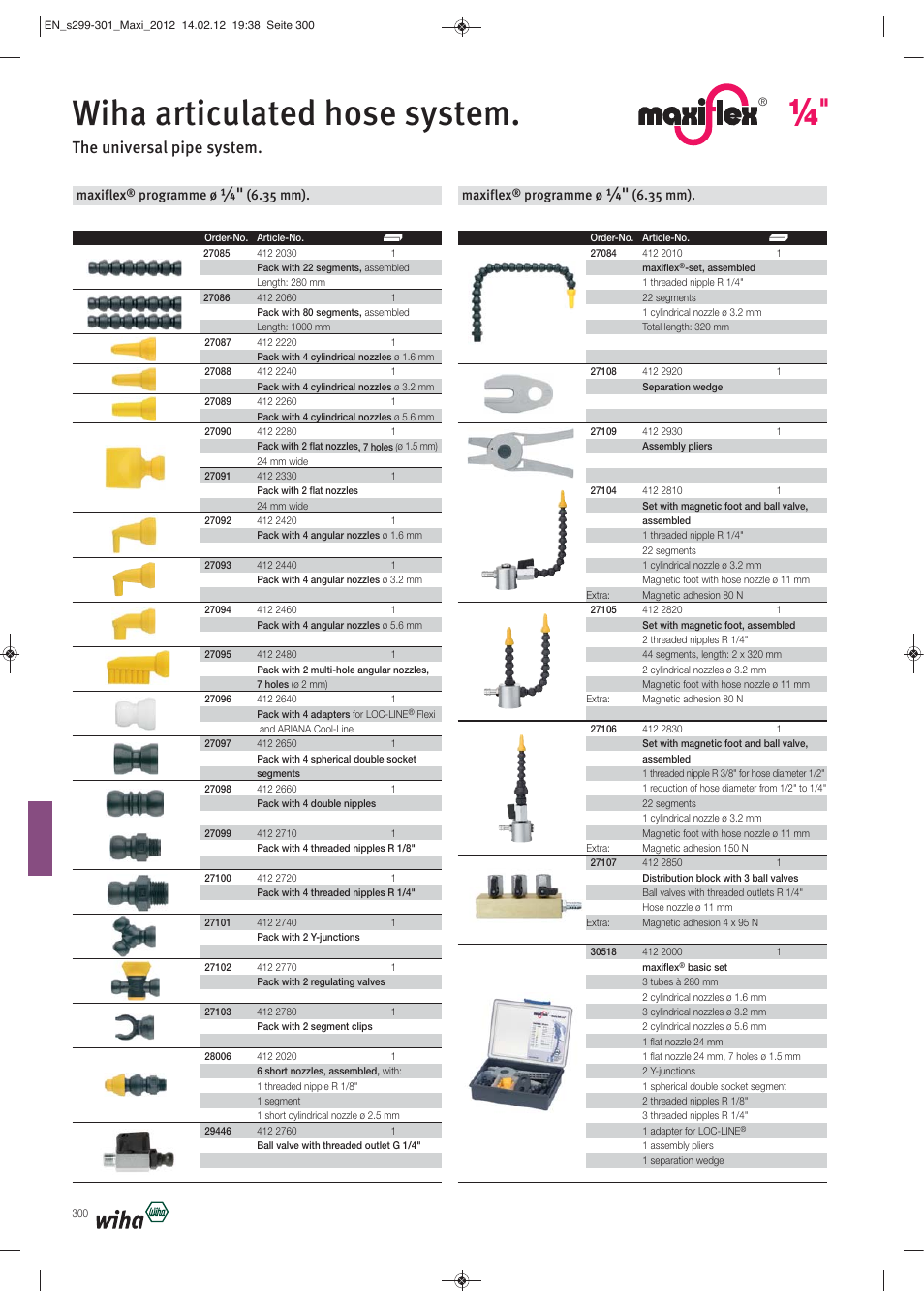 Wiha articulated hose system, The universal pipe system | Wiha Tools Measurement tools _ articulated hose systems User Manual | Page 9 / 10