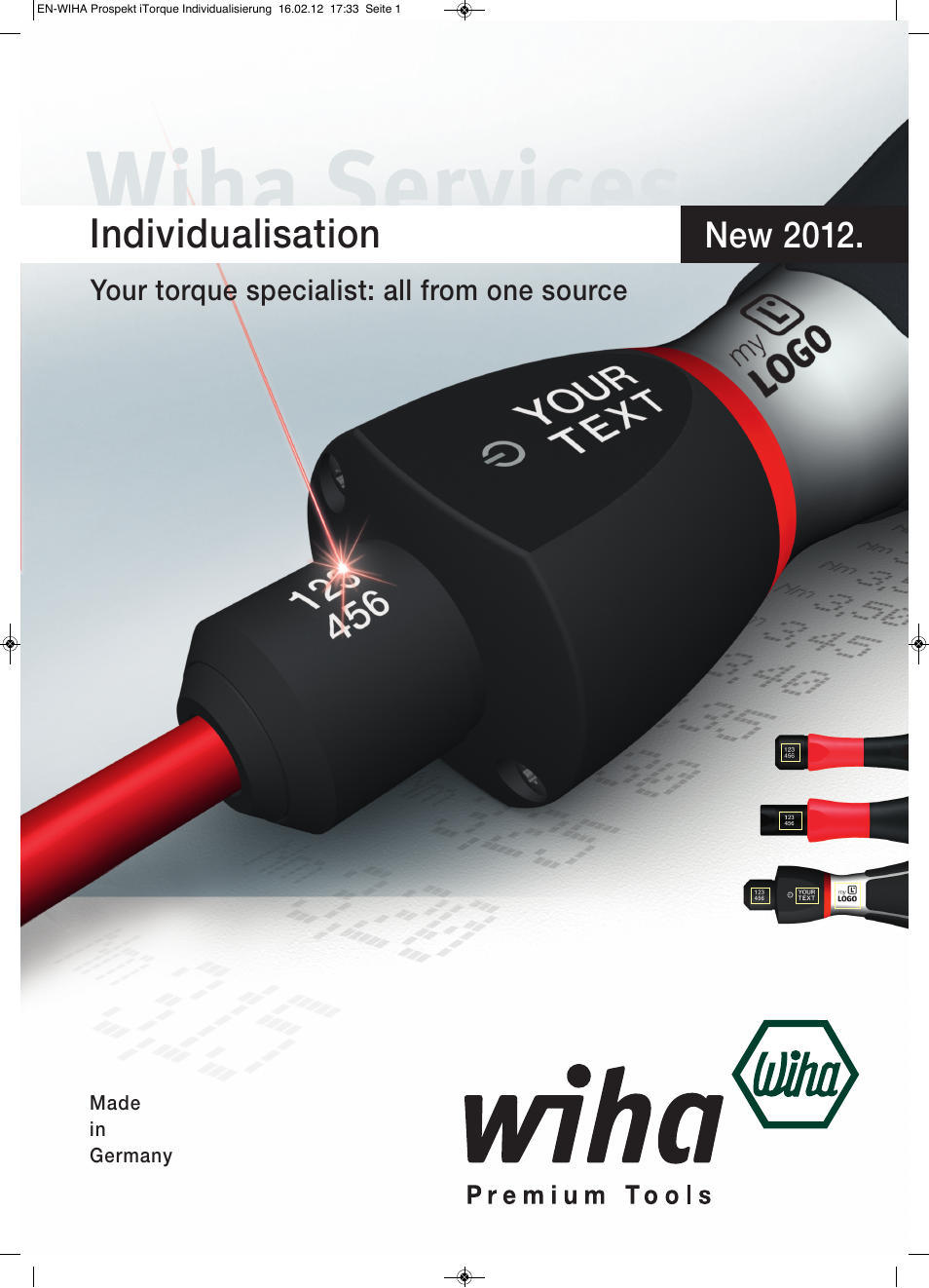 Wiha Tools iTorque Individualisation User Manual | 4 pages