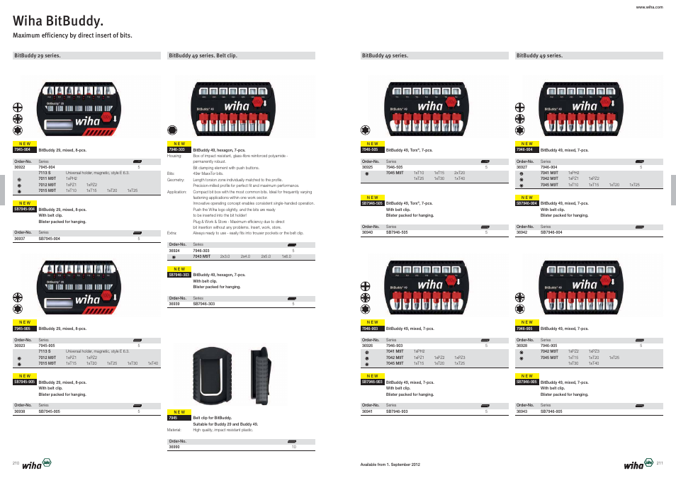 Wiha bitbuddy | Wiha Tools Product Catalogue 2012-2014 User Manual | Page 106 / 177