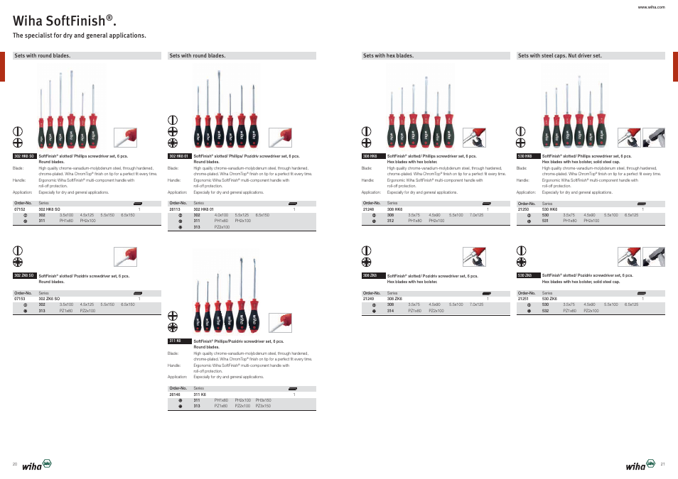 Wiha softfinish | Wiha Tools Product Catalogue 2012-2014 User Manual | Page 11 / 177