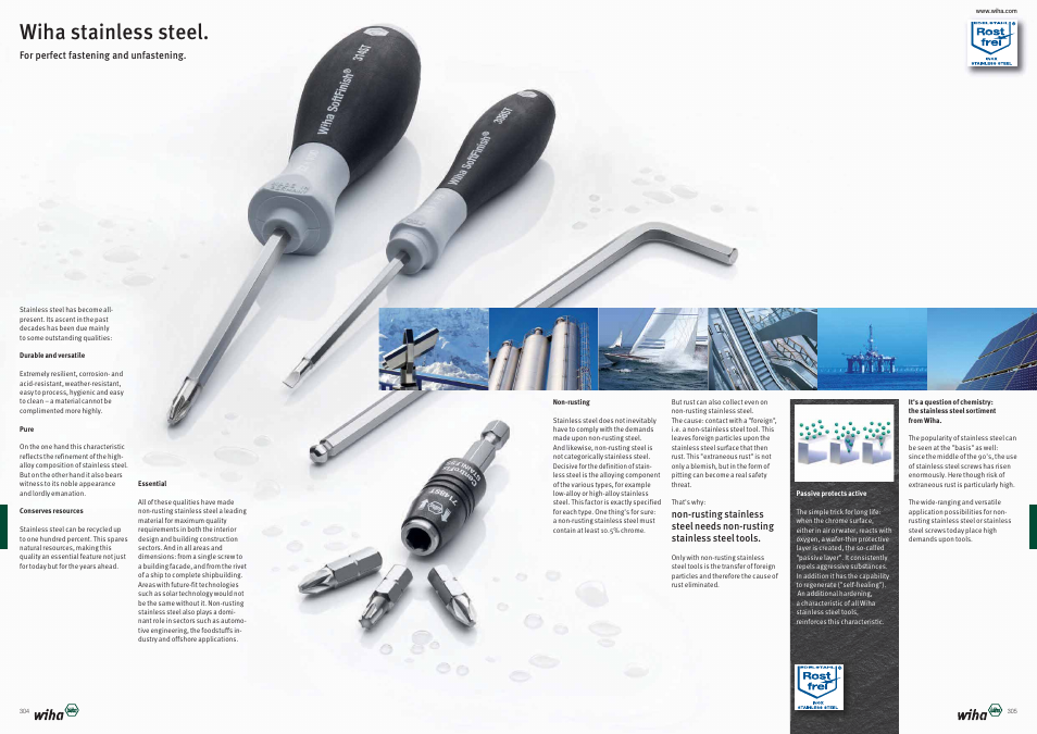 Wiha stainless steel | Wiha Tools Product Catalogue 2012-2014 User Manual | Page 153 / 177