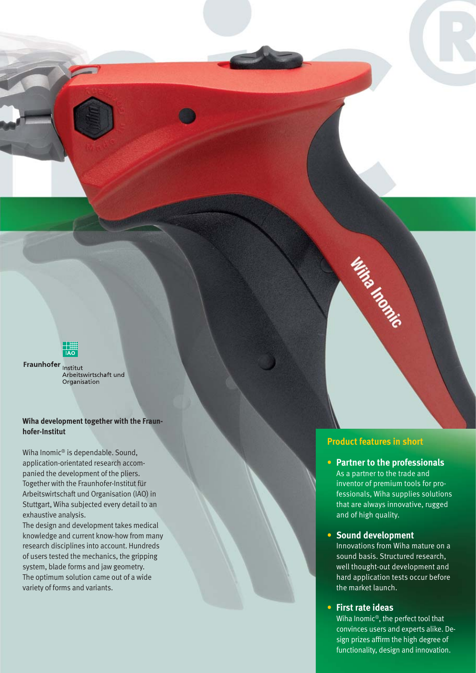 Wiha Tools Inomic brochure User Manual | Page 3 / 12