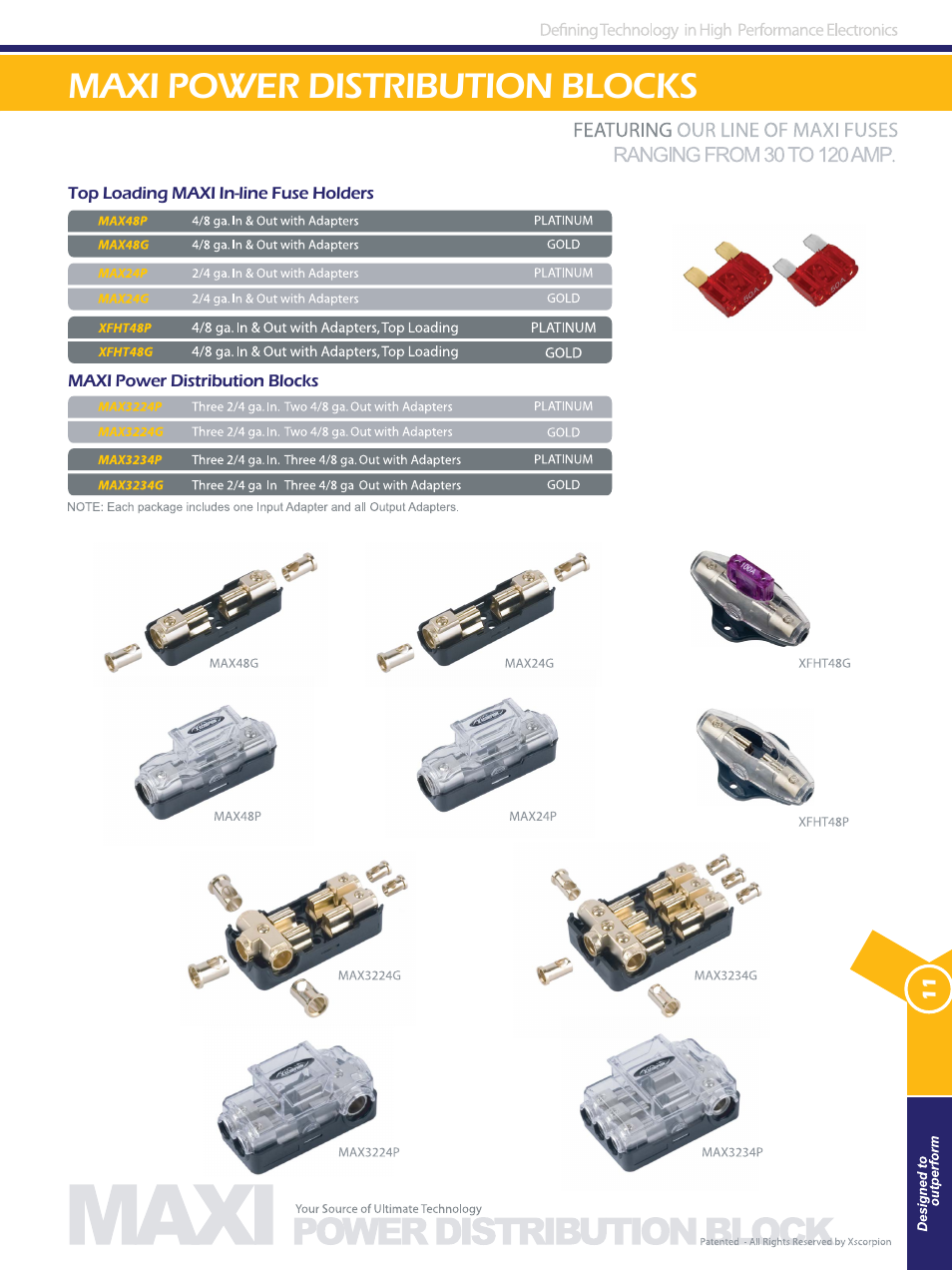 Xscorpion Accessory Catalog User Manual | Page 11 / 68