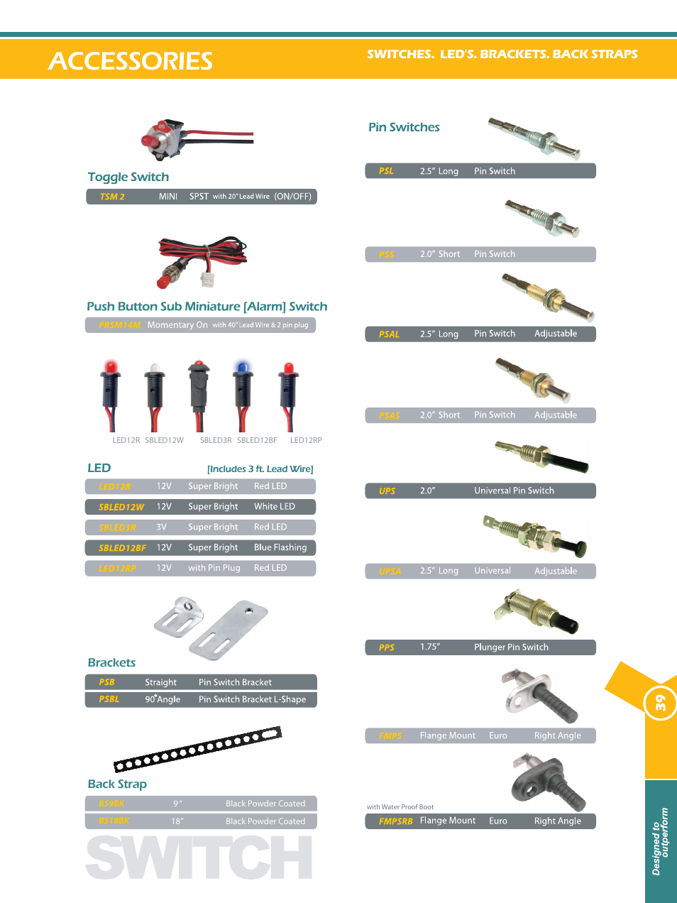 Accessories | Xscorpion Accessory Catalog User Manual | Page 39 / 68