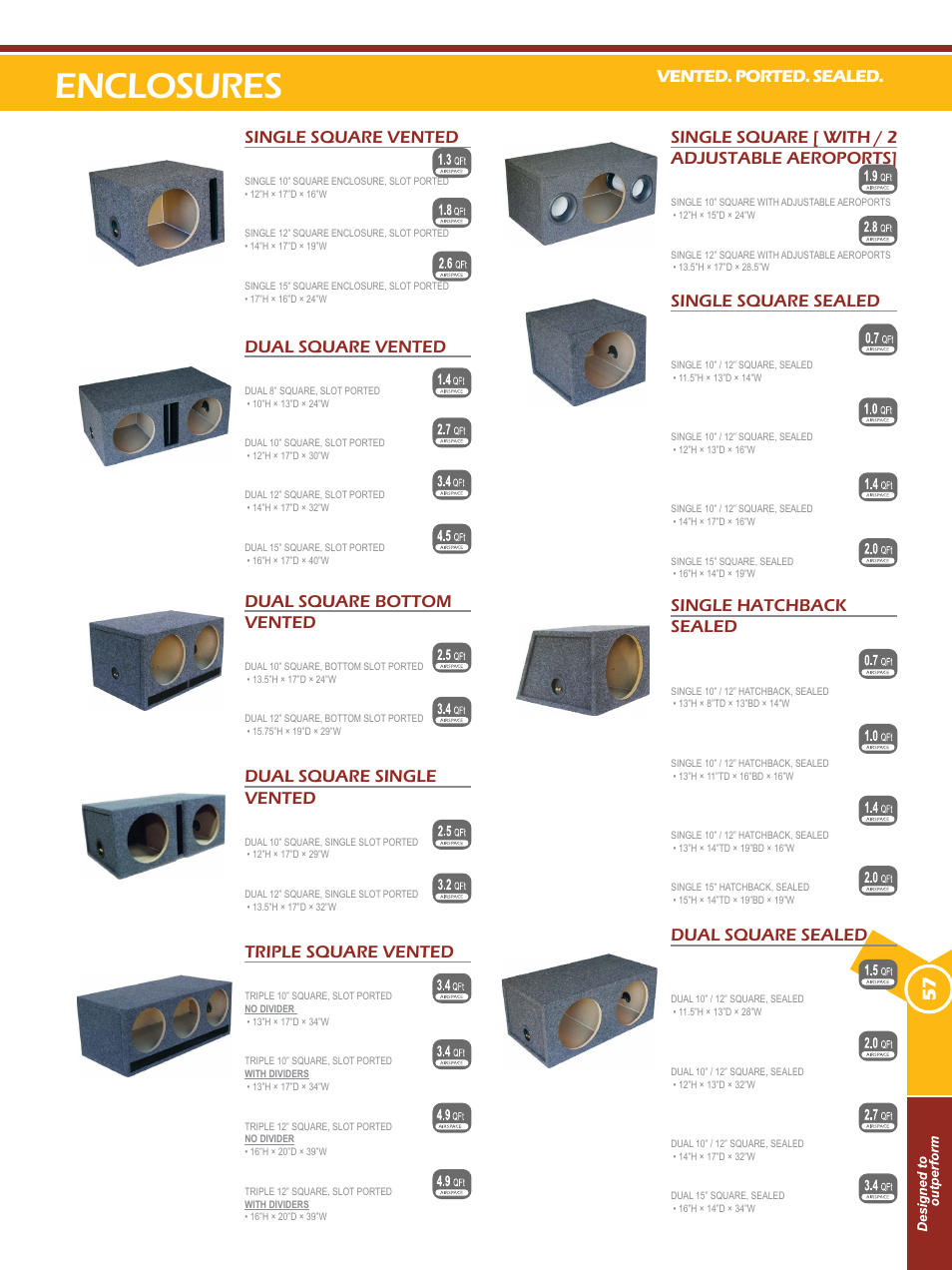 Enclosures | Xscorpion Accessory Catalog User Manual | Page 57 / 68