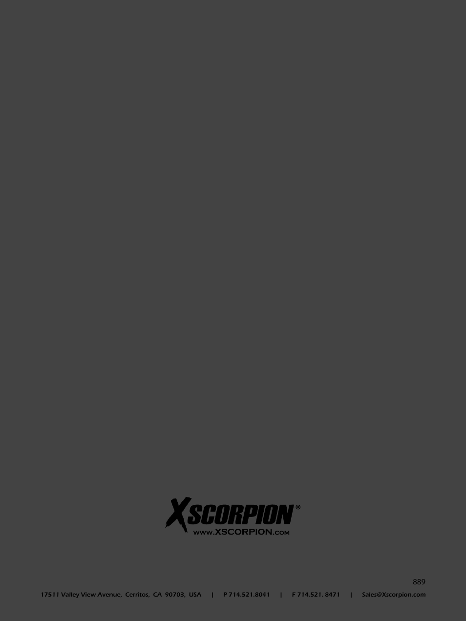 Xscorpion Dash kit, Harness and Antenna Catalog User Manual | Page 116 / 116