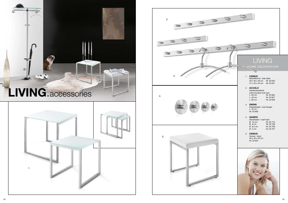 Accessories, Living | Zack Collection 2013 User Manual | Page 23 / 56