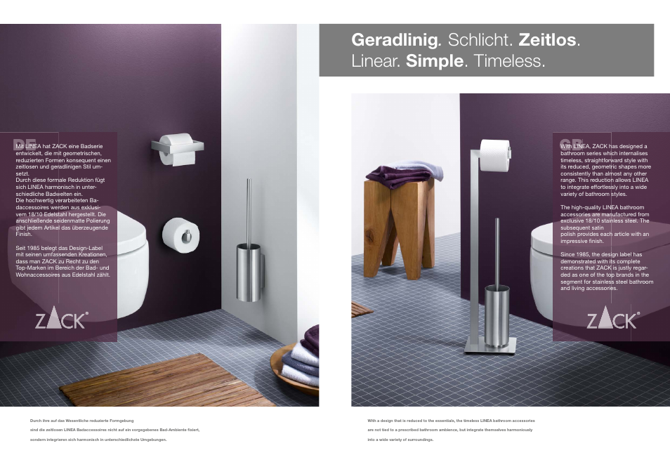 Zack LINEA User Manual | Page 2 / 7