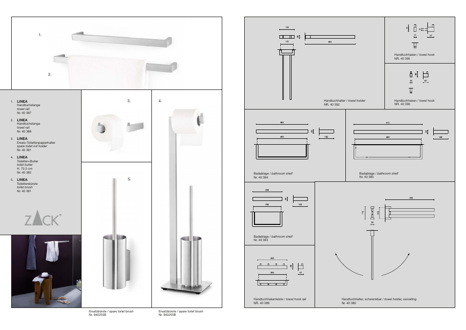 Zack LINEA User Manual | Page 5 / 7