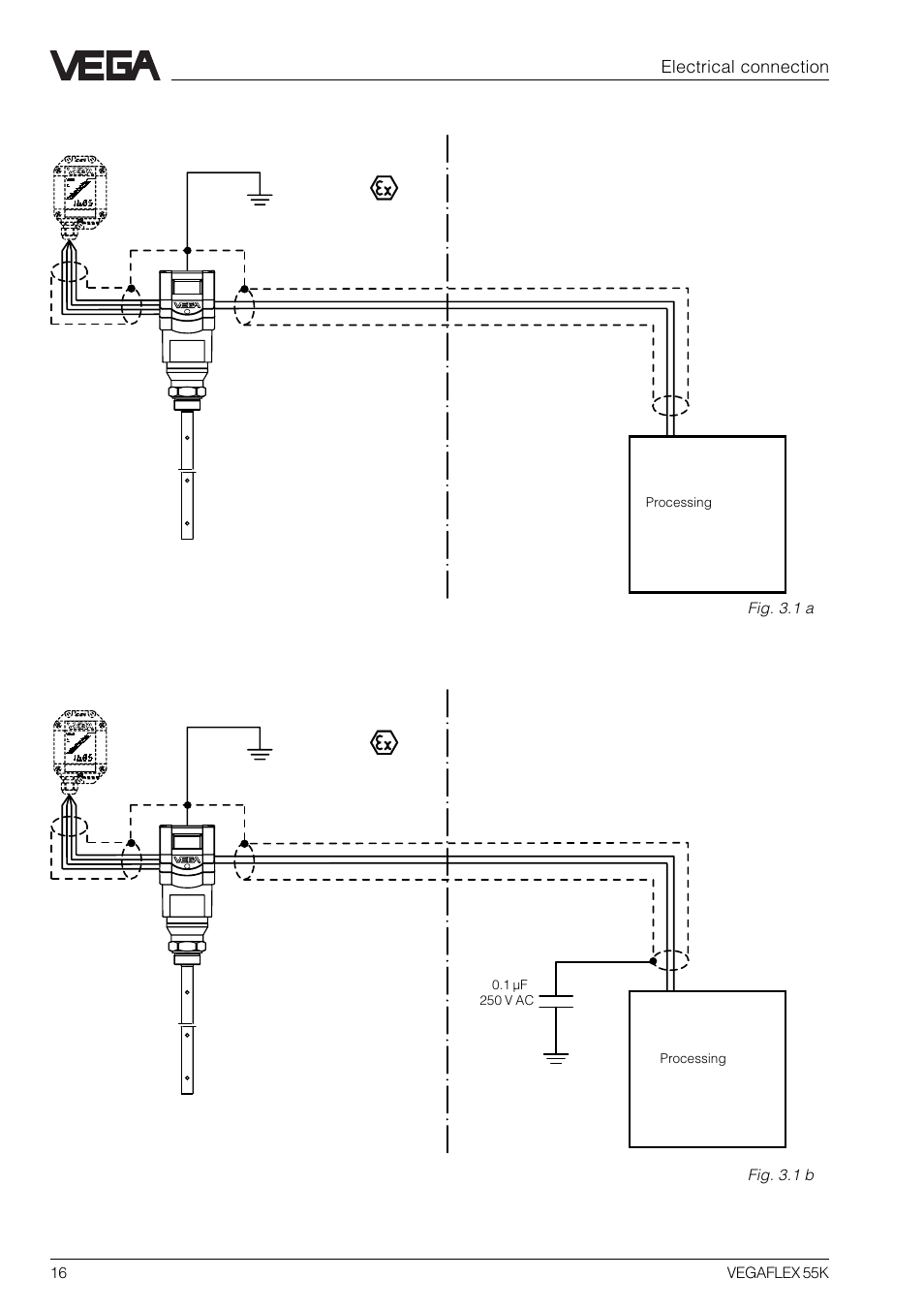 VEGA VEGAFLEX 55K User Manual | Page 16 / 32