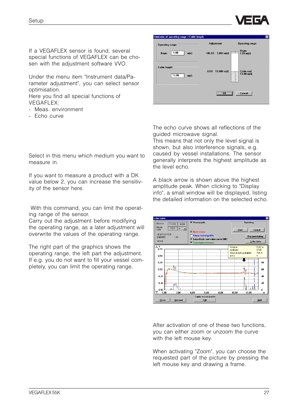 VEGA VEGAFLEX 55K User Manual | Page 27 / 32