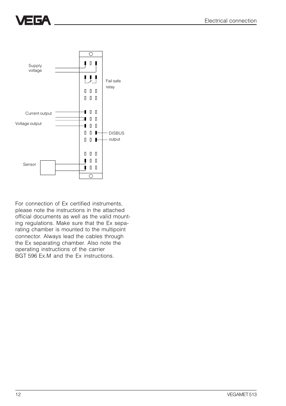 3 wiring plan | VEGA VEGAMET 513 User Manual | Page 12 / 52