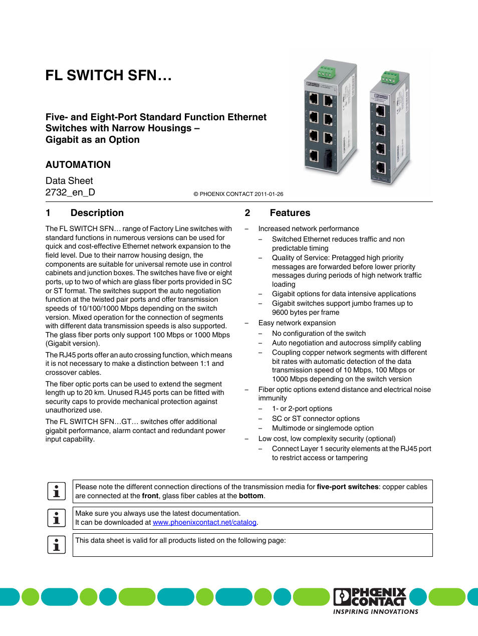 VEGA FL SWITCH SFN… User Manual | 13 pages