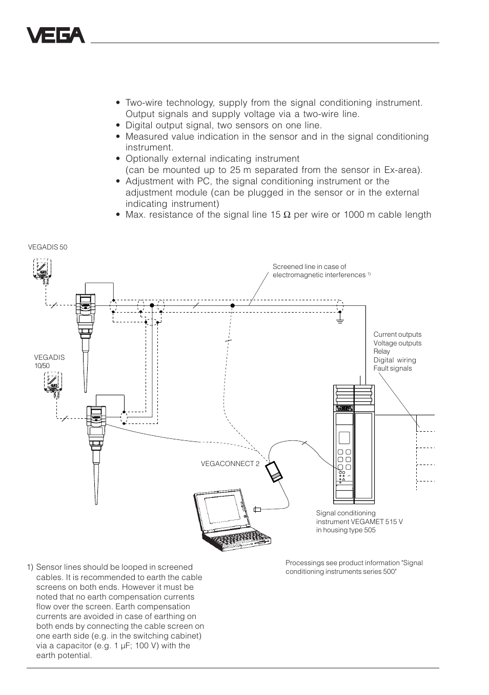 VEGA VEGAPULS 51V…54V User Manual | Page 14 / 96