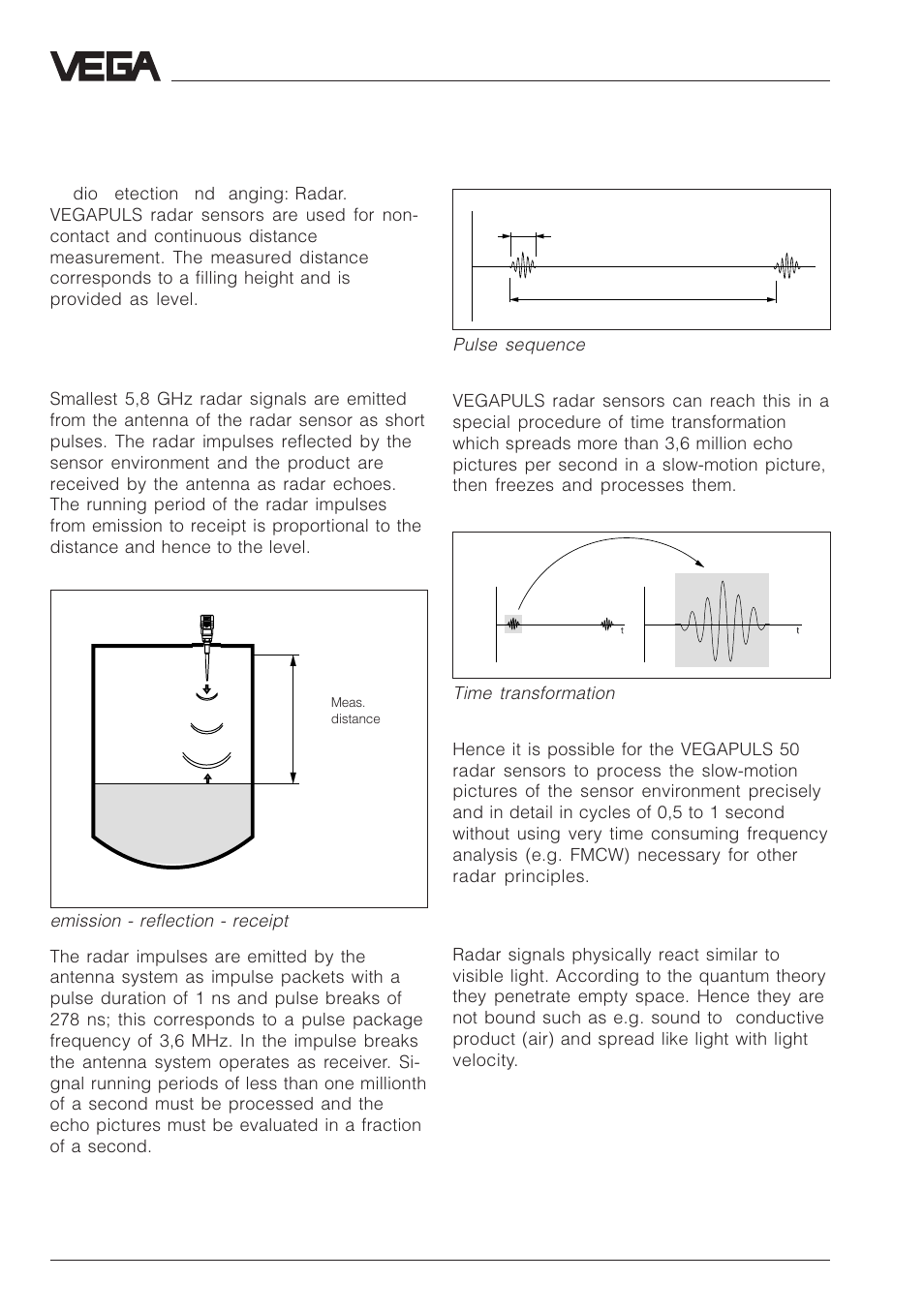 1 product description, 1 function | VEGA VEGAPULS 51V…54V User Manual | Page 4 / 96