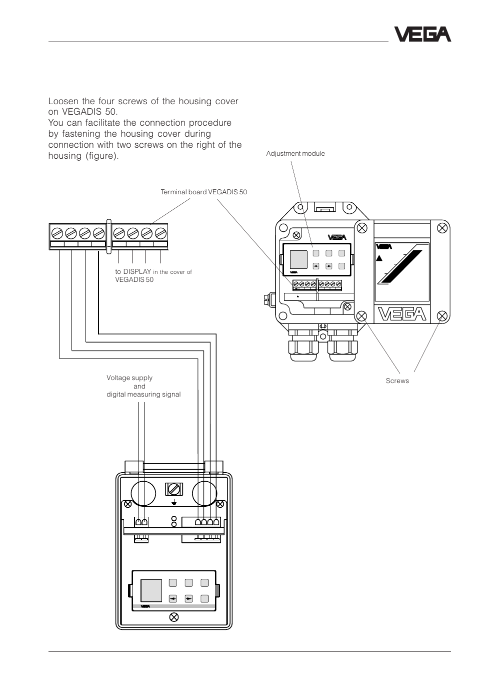 Vegadis 50 | VEGA VEGAPULS 51V…54V User Manual | Page 43 / 96