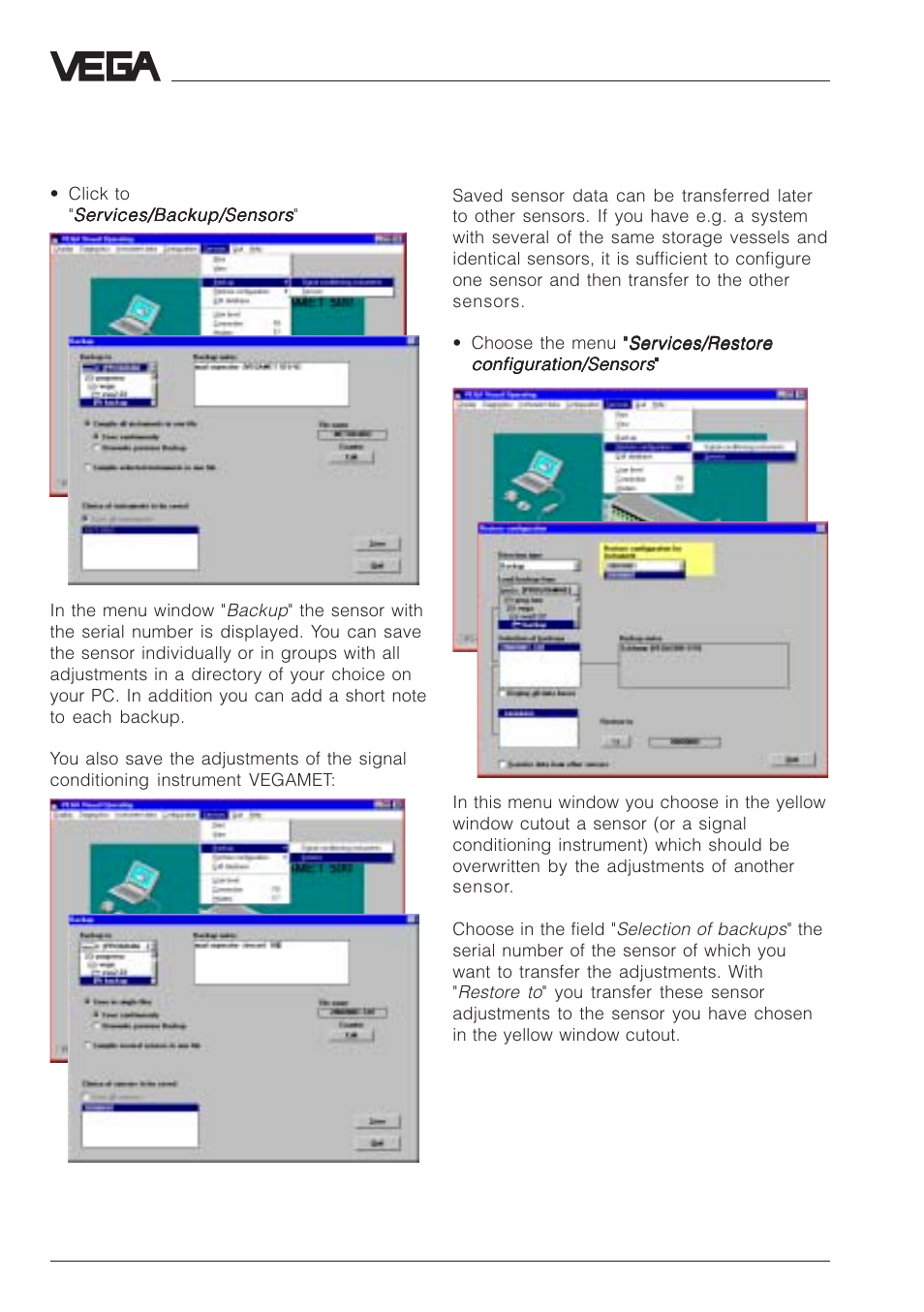 VEGA VEGAPULS 51V…54V User Manual | Page 62 / 96