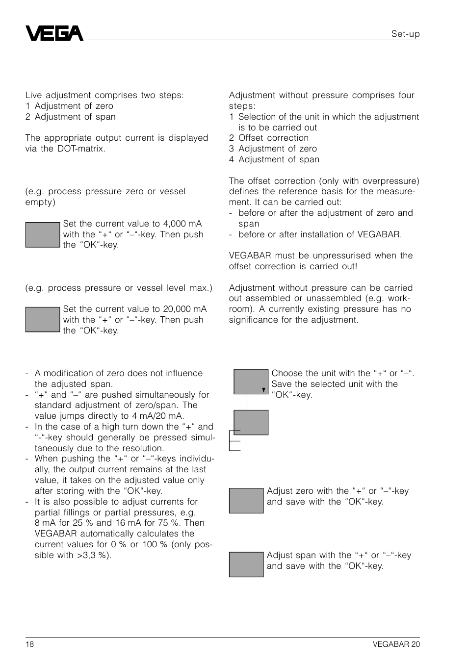 VEGA VEGABAR 20 User Manual | Page 18 / 24