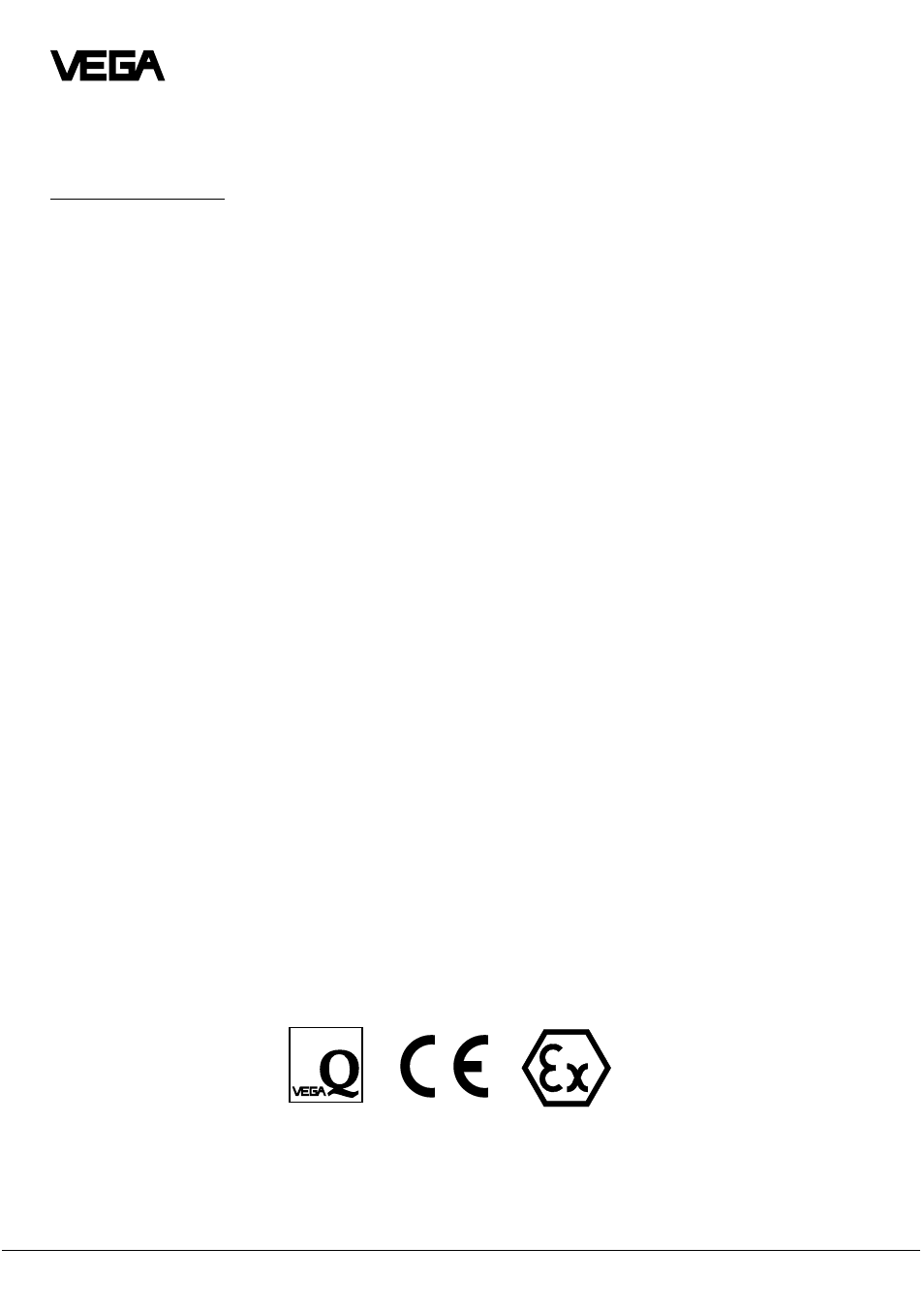 VEGA VEGABAR 20 User Manual | Page 24 / 24