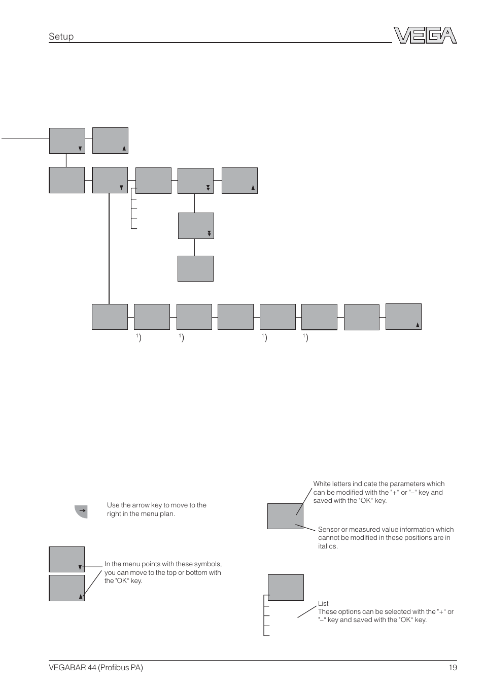 VEGA VEGABAR 44 Profibus PA User Manual | Page 19 / 36