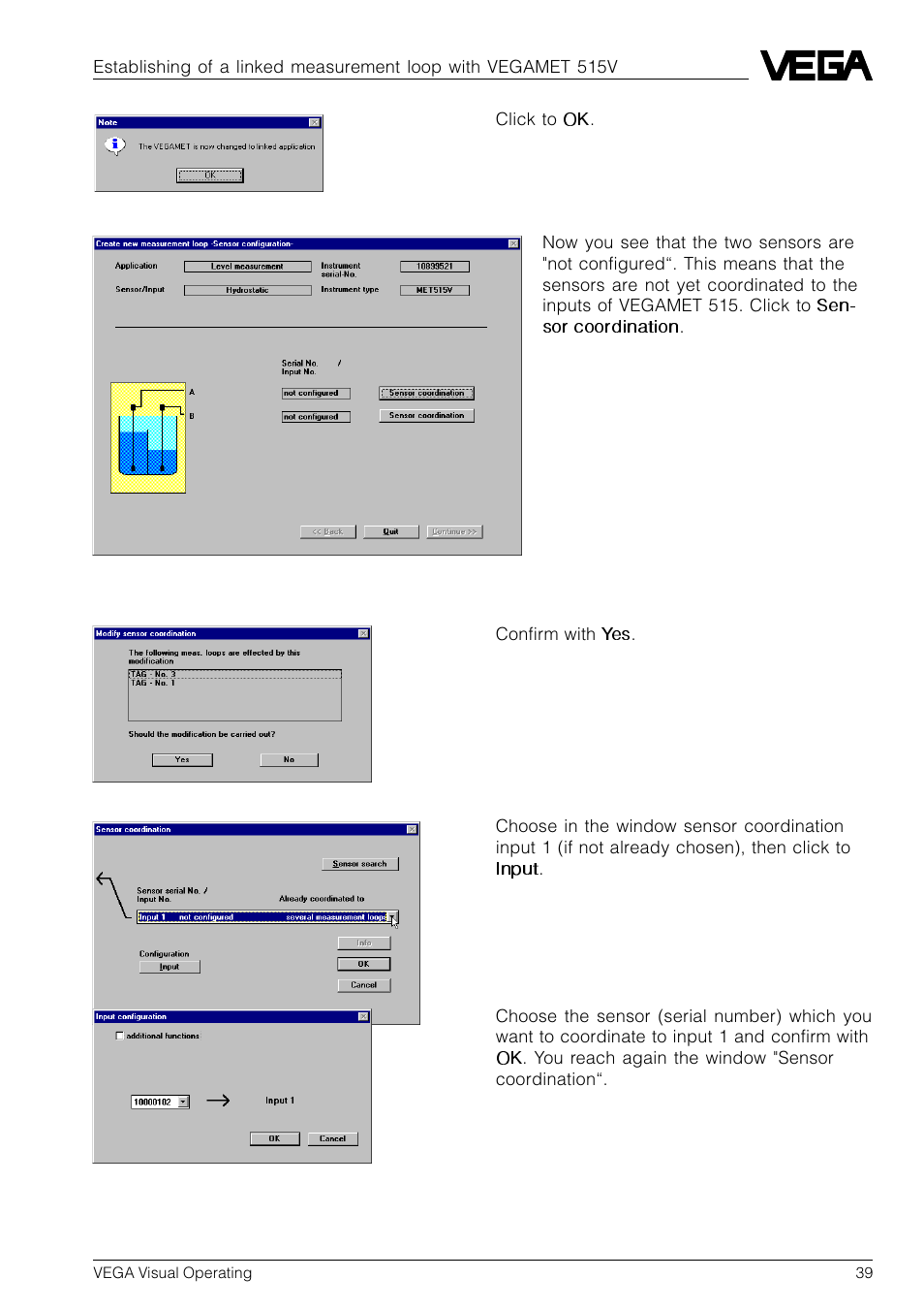 VEGA VVO VEGA Visual Operating User Manual | Page 39 / 64