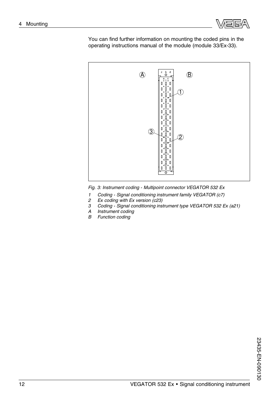 13 2 a b | VEGA VEGATOR 532 Ex User Manual | Page 12 / 32