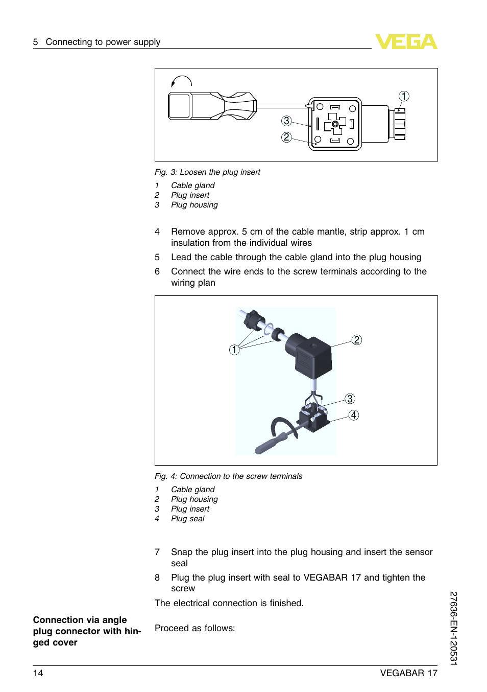 VEGA VEGABAR 17 User Manual | Page 14 / 36