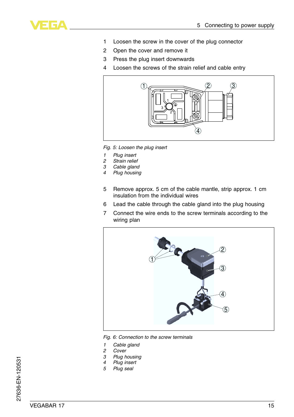 VEGA VEGABAR 17 User Manual | Page 15 / 36