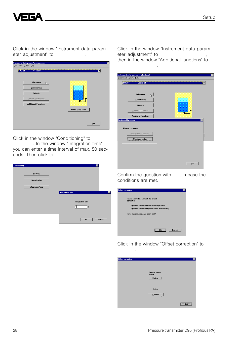 VEGA D95 Profibus PA User Manual | Page 28 / 36