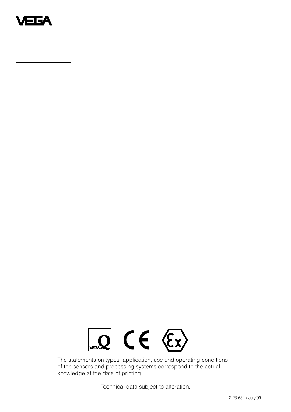 VEGA VEGASWING 83A EXD User Manual | Page 28 / 28