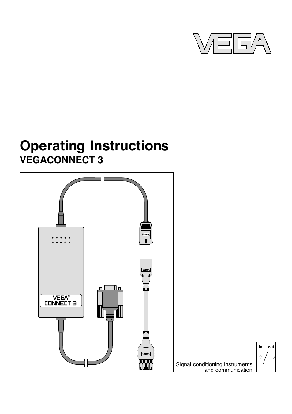VEGA VEGACONNECT 3 User Manual | 24 pages