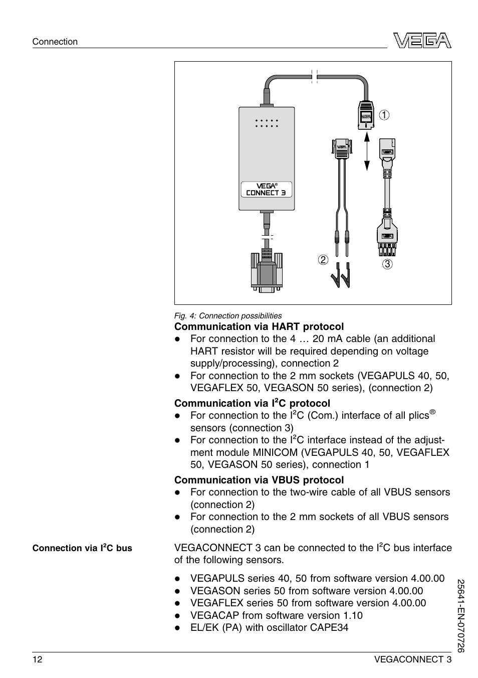 VEGA VEGACONNECT 3 User Manual | Page 12 / 24