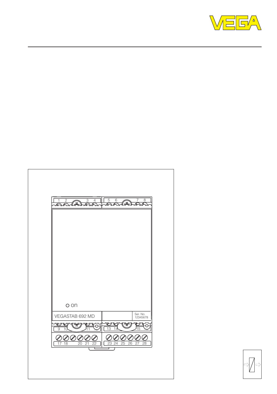 VEGA VEGASTAB 692 MD User Manual | 16 pages