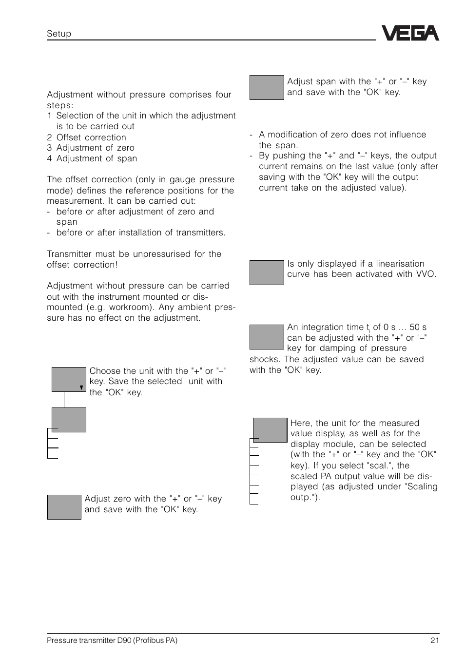 VEGA D90 Profibus PA User Manual | Page 21 / 36