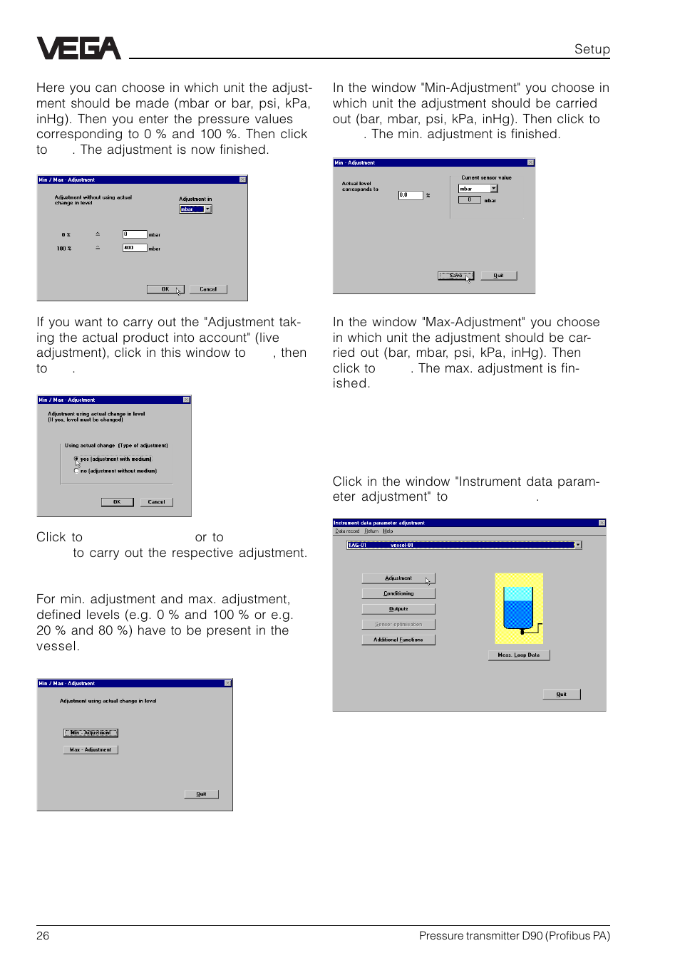 VEGA D90 Profibus PA User Manual | Page 26 / 36