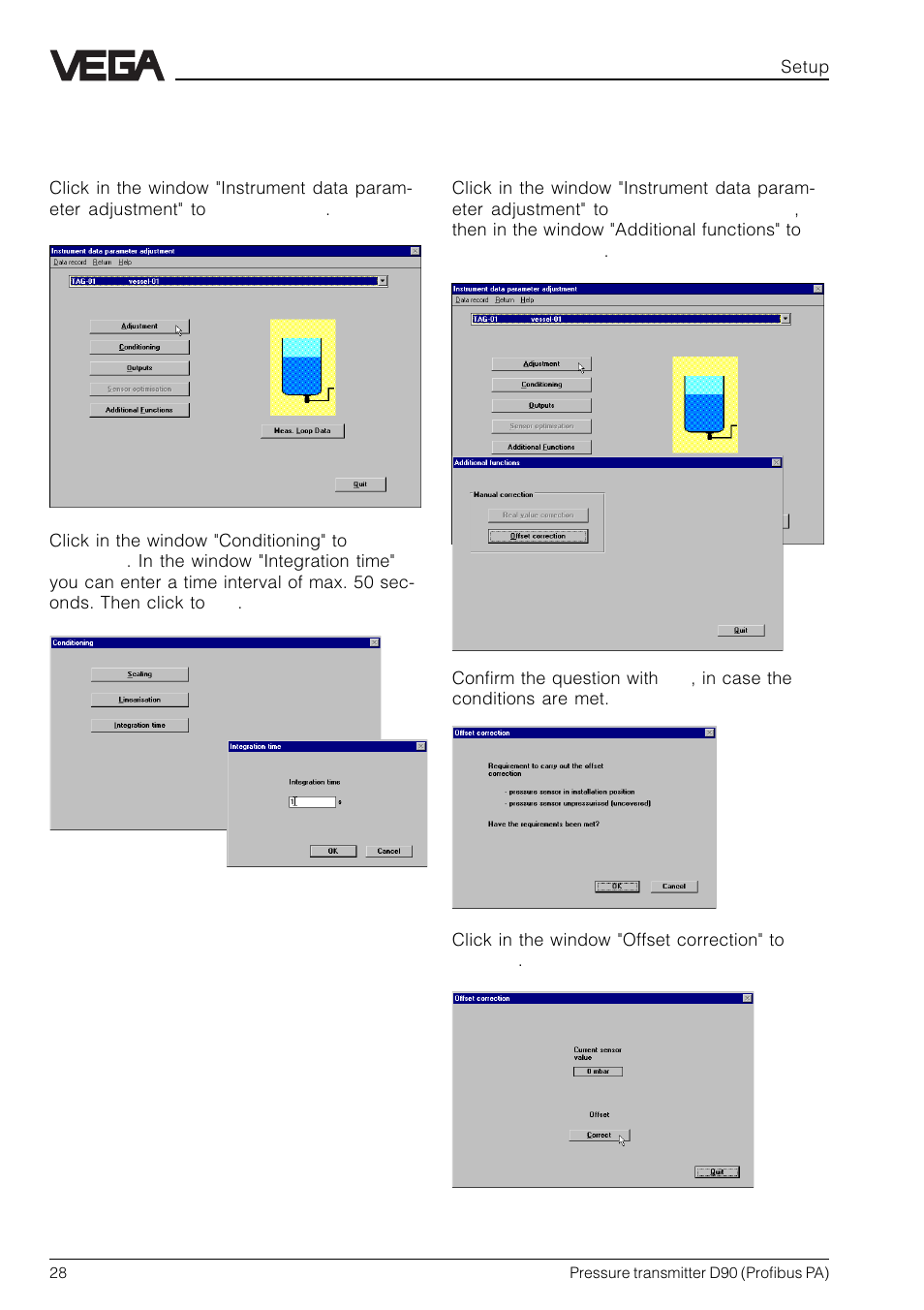 VEGA D90 Profibus PA User Manual | Page 28 / 36