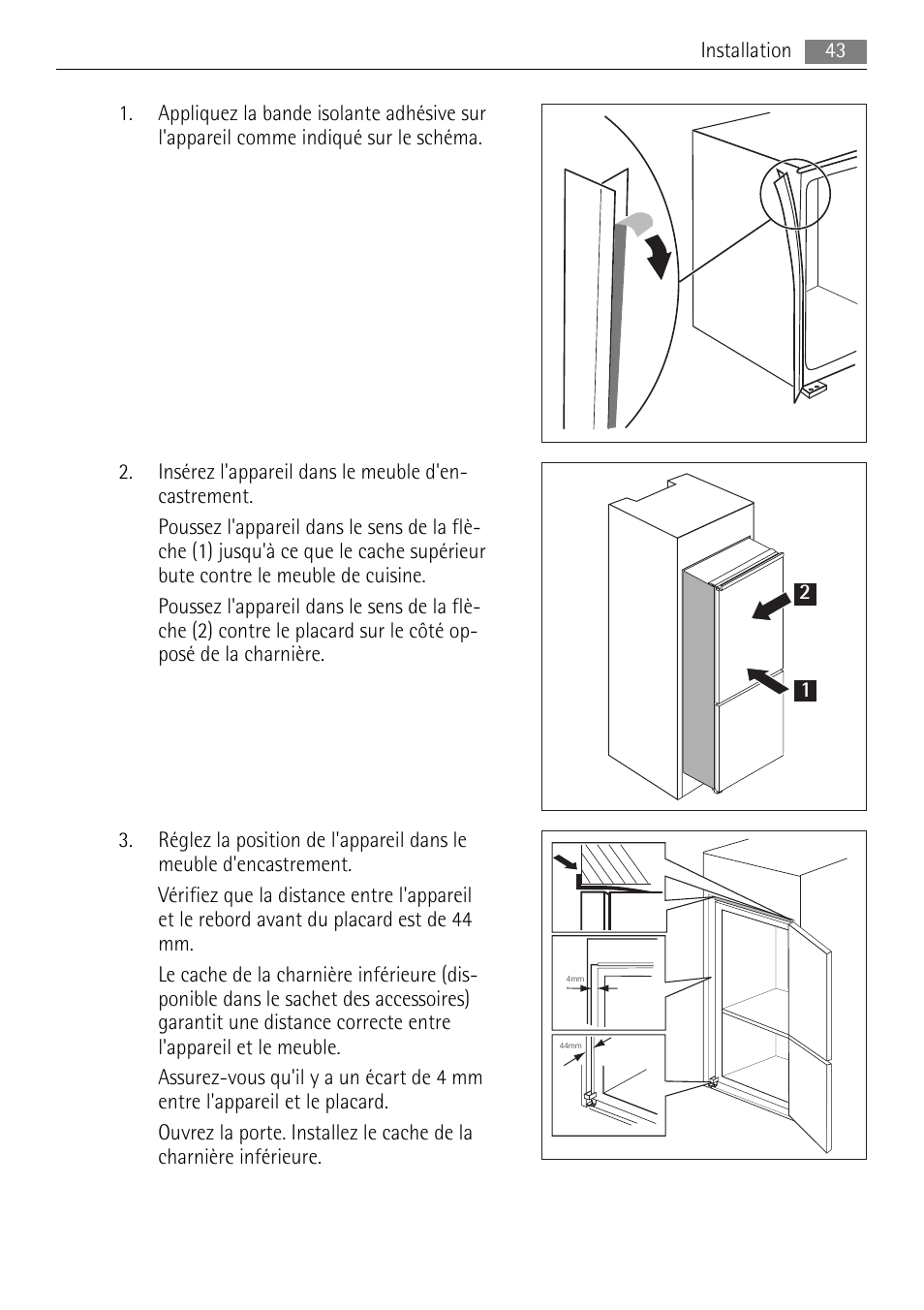 AEG AIK 2401 R User Manual | Page 43 / 100