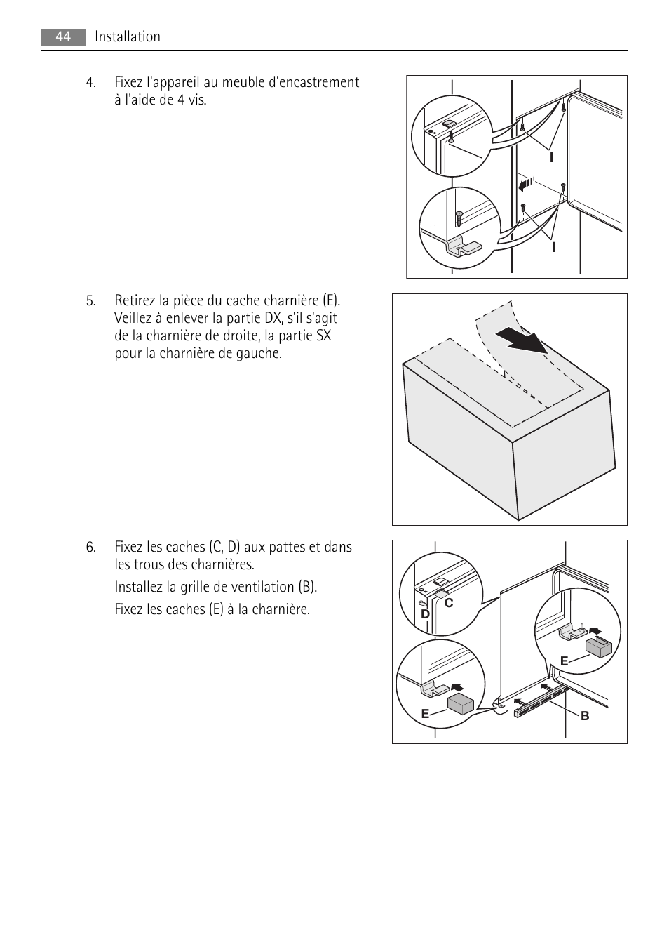 AEG AIK 2401 R User Manual | Page 44 / 100