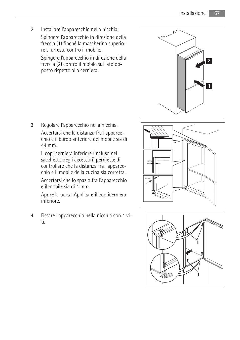 AEG AIK 2401 R User Manual | Page 67 / 100
