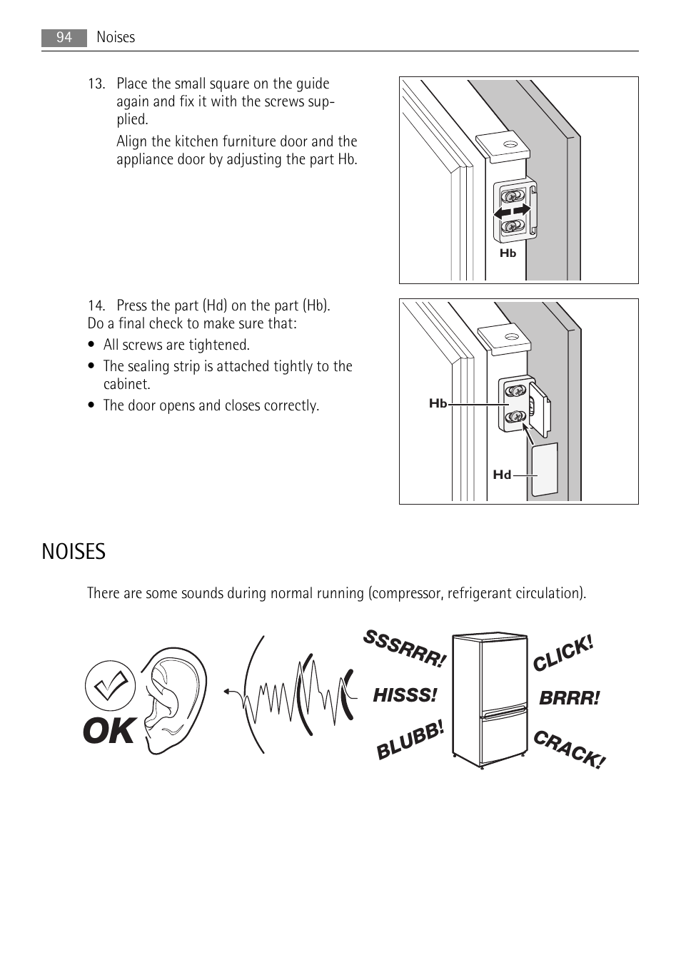 Noises | AEG AIK 2401 R User Manual | Page 94 / 100