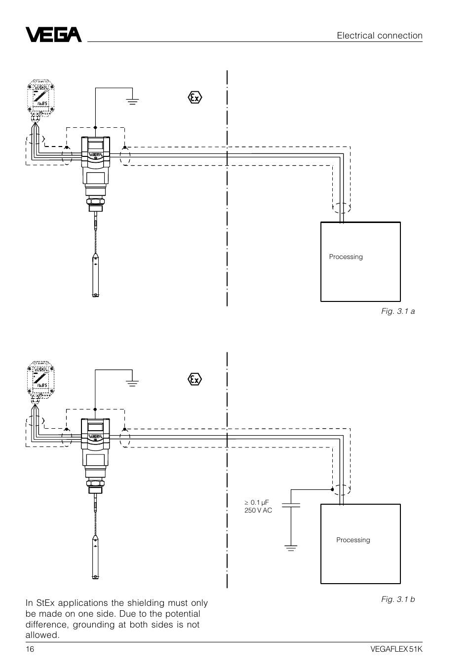 VEGA VEGAFLEX 51K User Manual | Page 16 / 32